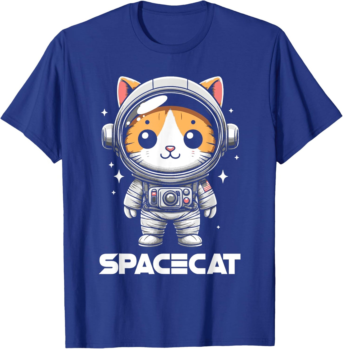Spacecat Astronaut Cat Kitten Spaceman Cosmonaut T-Shirt - T-Shirt | Royal
