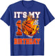 Funny It's My 10th Birthday 10 Years Old Basketball Ball Boy T-Shirt - T-Shirt | Royal