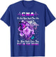 CNA Nurse Graduation Floral Butterfly How Much Love You Put T-Shirt - T-Shirt | Royal