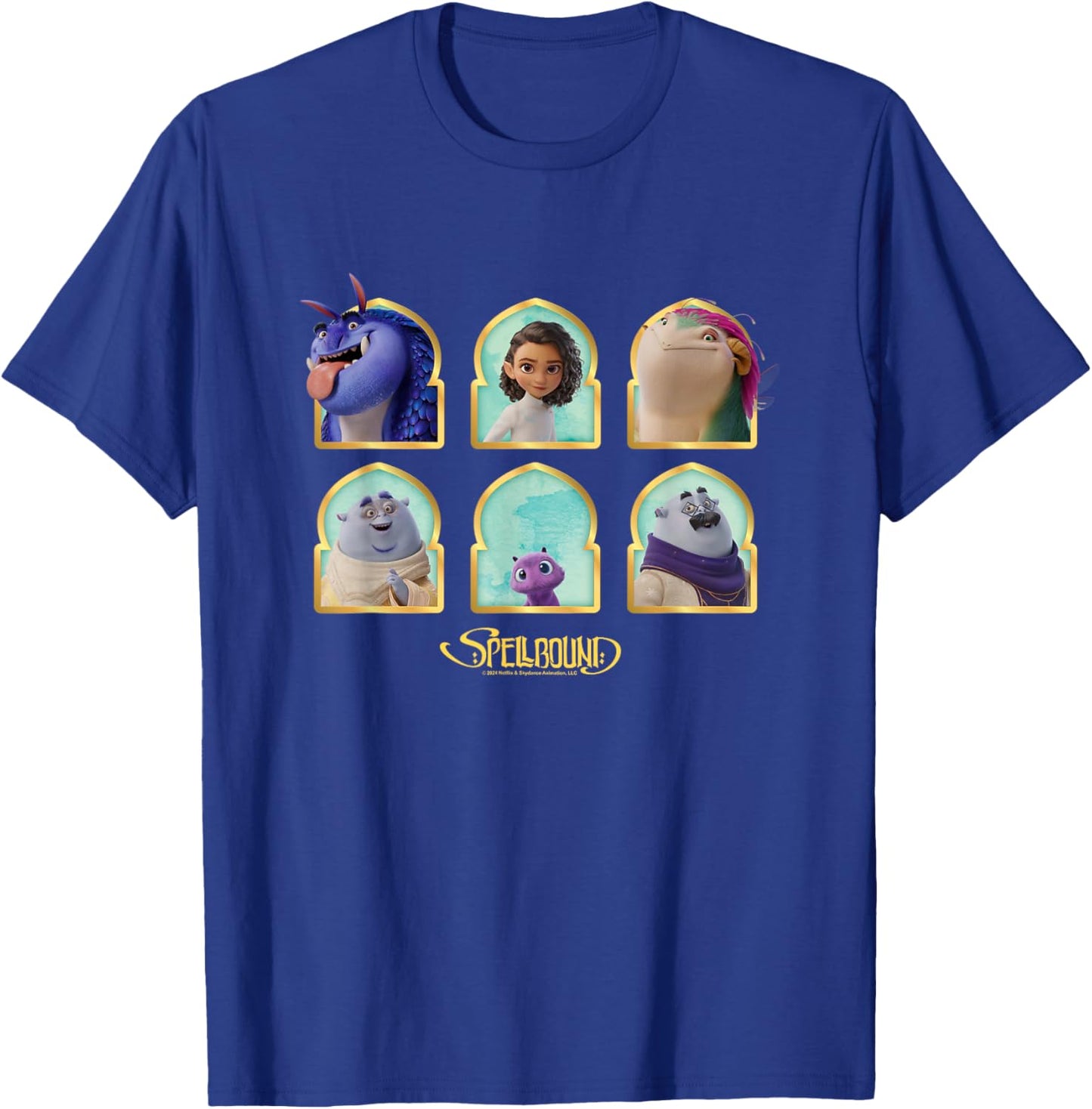 Spellbound Princess Ellian & Enchanted Crew Portraits T-Shirt - T-Shirt | Royal
