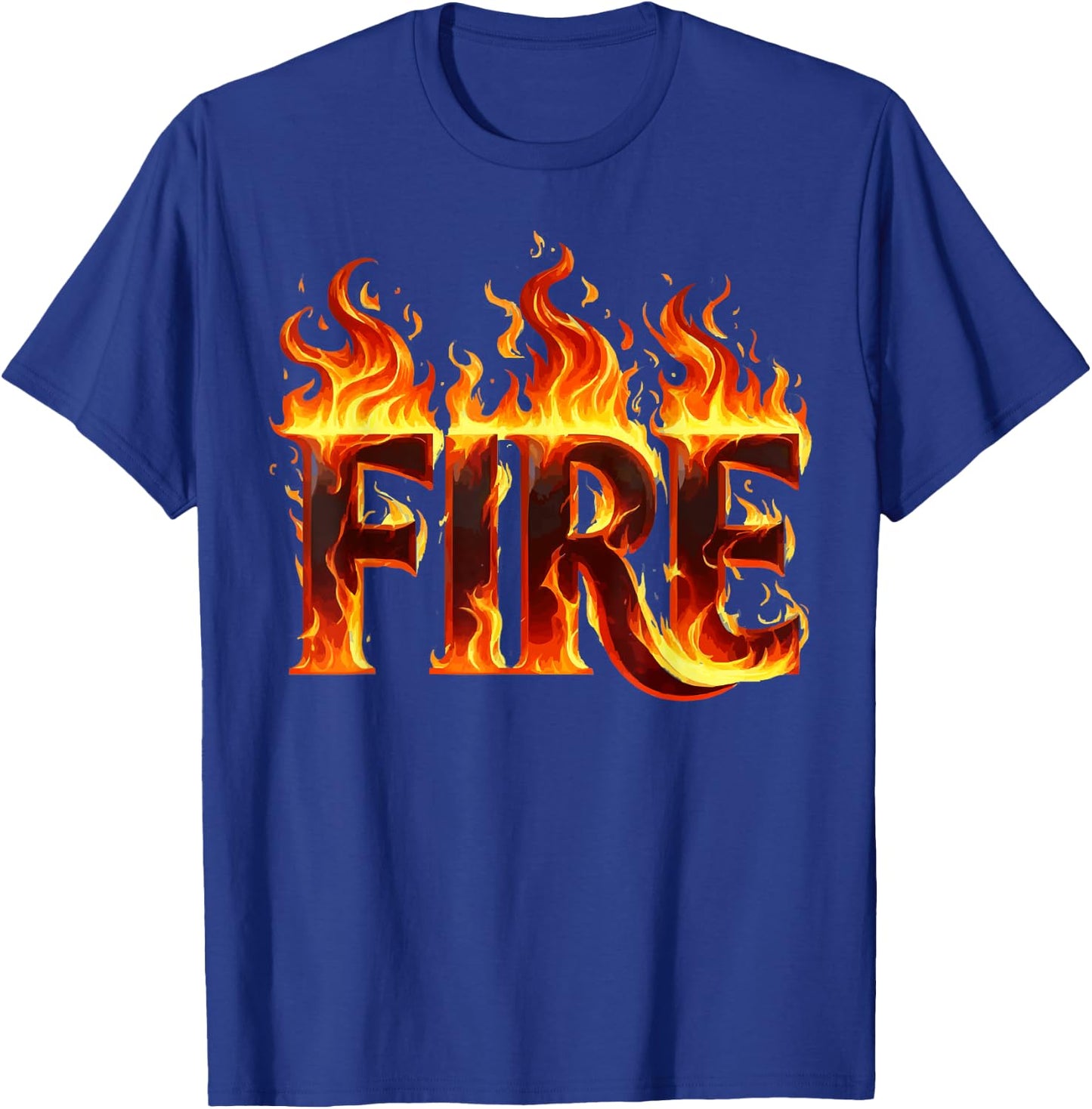 Couple Matching FIRE and ICE Halloween Party Lazy Costume T-Shirt - T-Shirt | Royal