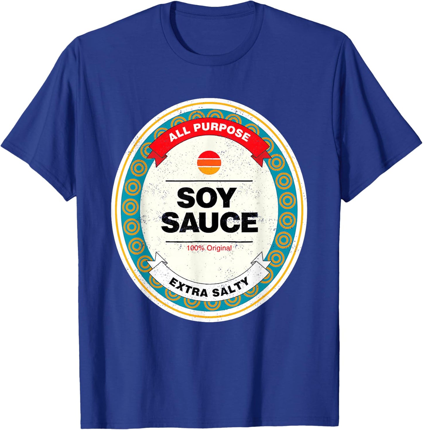 Soy Sauce Easy Halloween Costume Matching Group Couples T-Shirt - T-Shirt | Royal