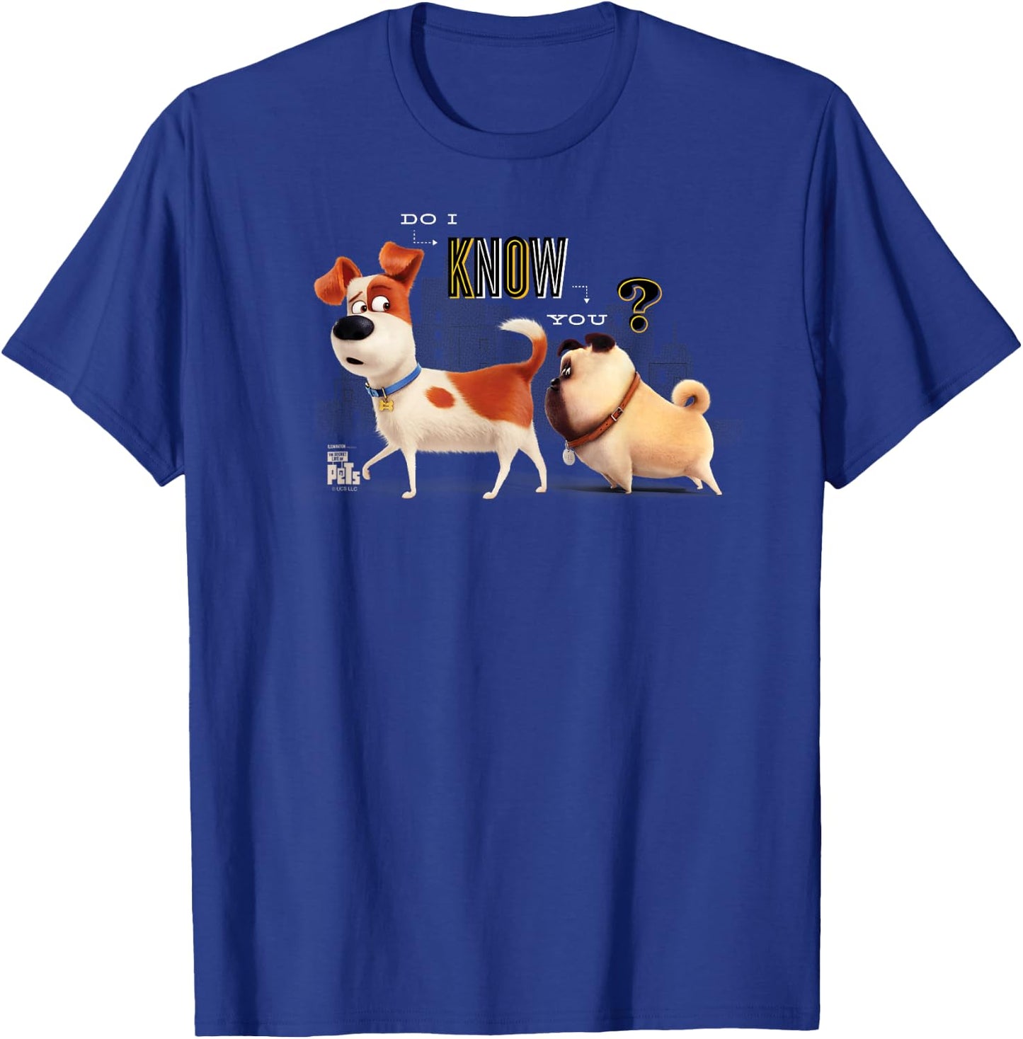 The Secret Life of Pets Max & Mel Do I Know You T-Shirt - T-Shirt | Royal