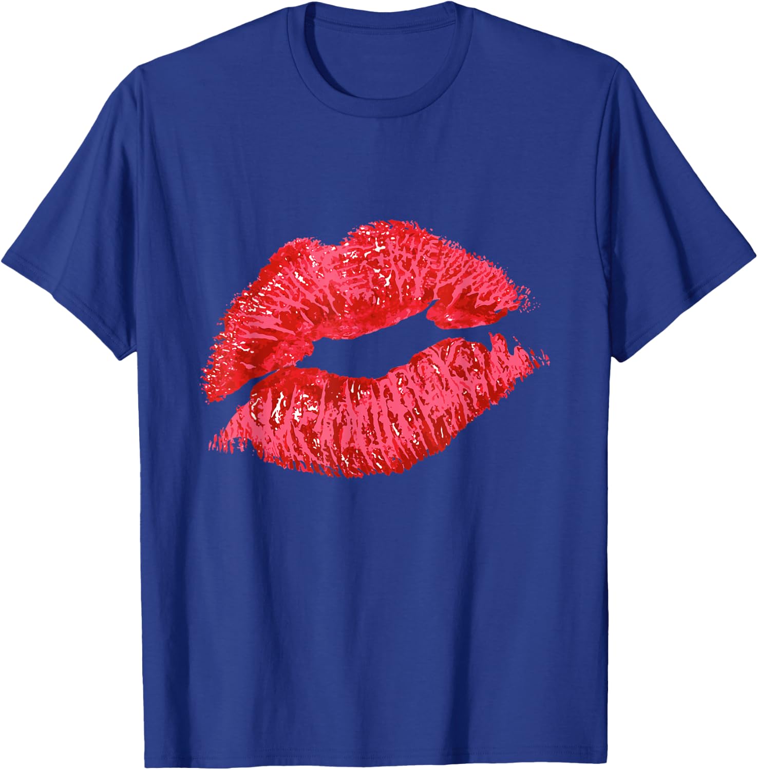 Sexy Lips Red Lipstick Kiss T-Shirt - T-Shirt | Royal