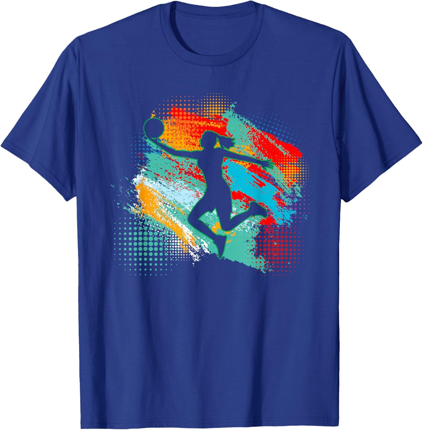 Basketball Sports Fan Women Girls Player T-Shirt - T-Shirt | Royal