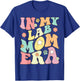 In My Lab Mom Era Puppy Dog Mama Groovy Retro Girls Women T-Shirt - T-Shirt | Royal