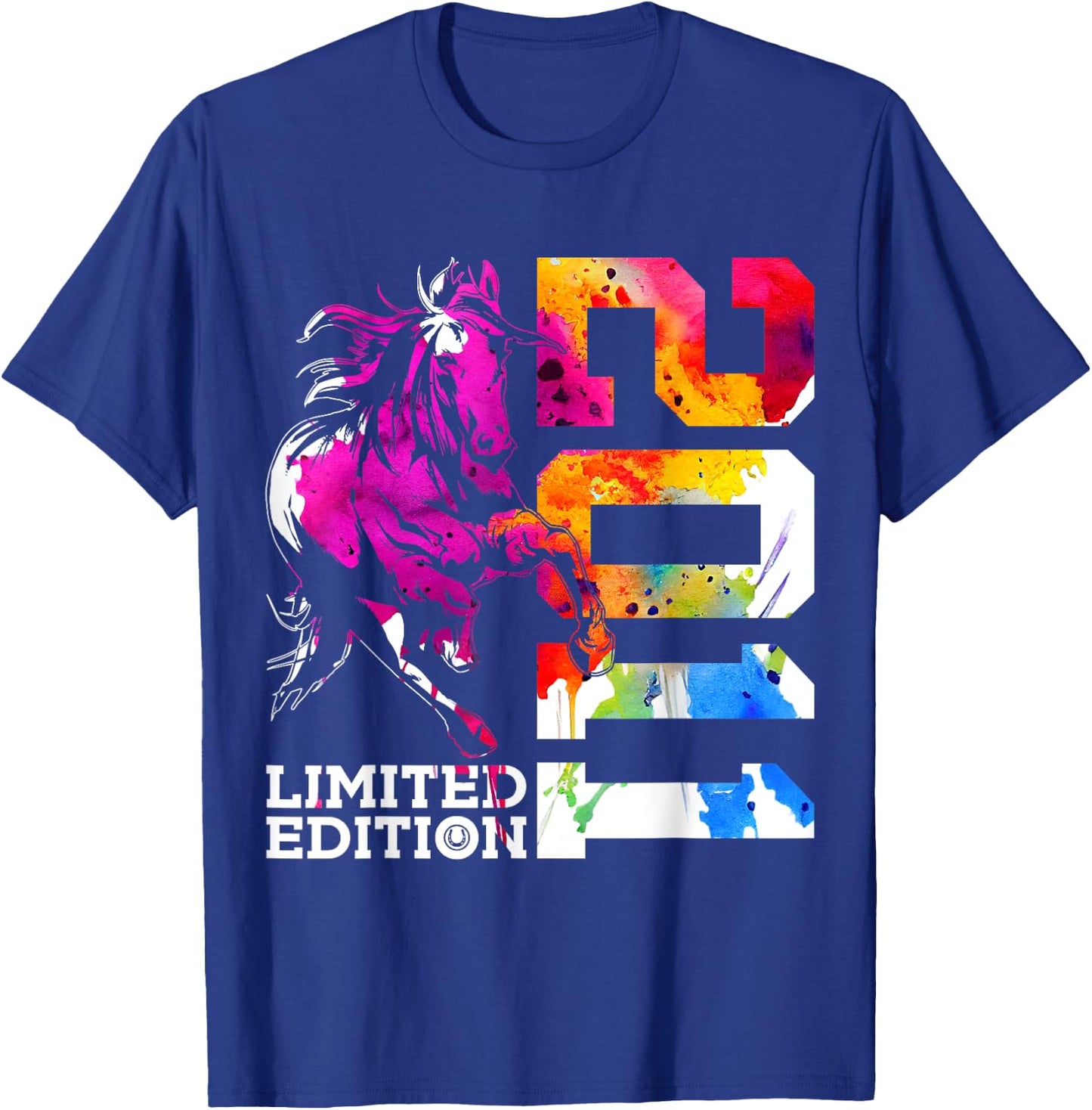 Limited Edition 2011 Riding Horse 14th Birthday T-Shirt - T-Shirt | Royal