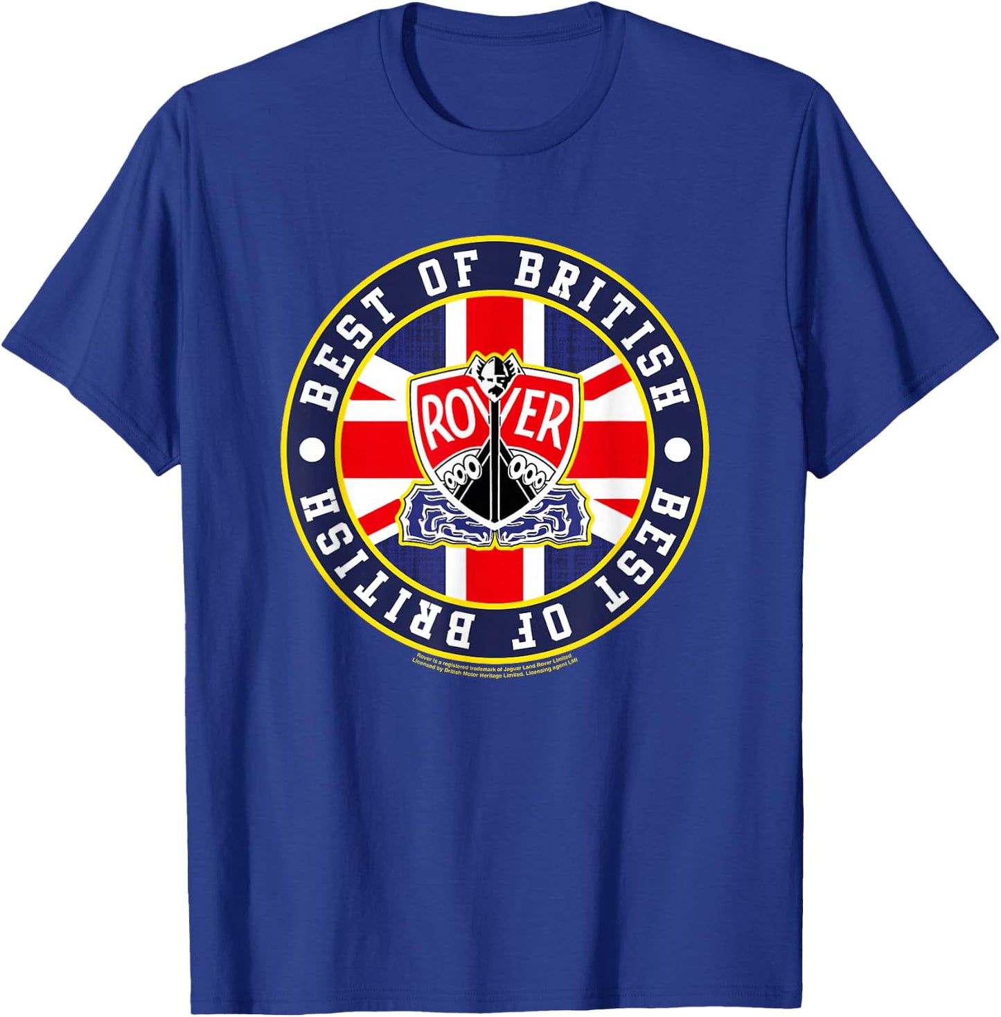 Rover Car 1930's Logo Best Of British T-Shirt - T-Shirt | Royal