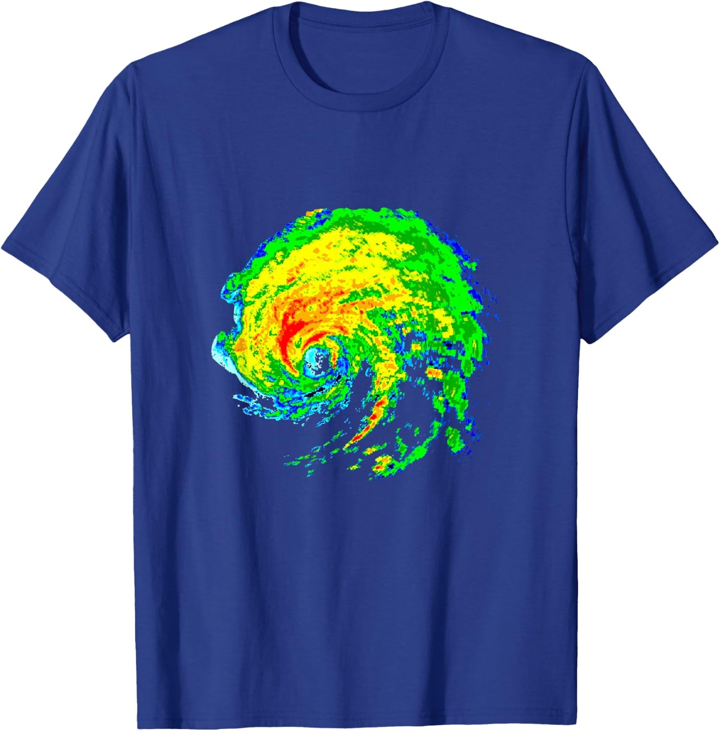 Meteorologist Storm Chasing Weather Radar Image T-Shirt - T-Shirt | Royal