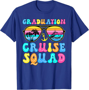 Graduation Cruise Squad Funny Cruising Graduation 2024 T-Shirt - T-Shirt | Royal