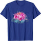 Lotus Flower Namaste Spiritual Yoga Floral Meditation Yogi T-Shirt - T-Shirt | Royal
