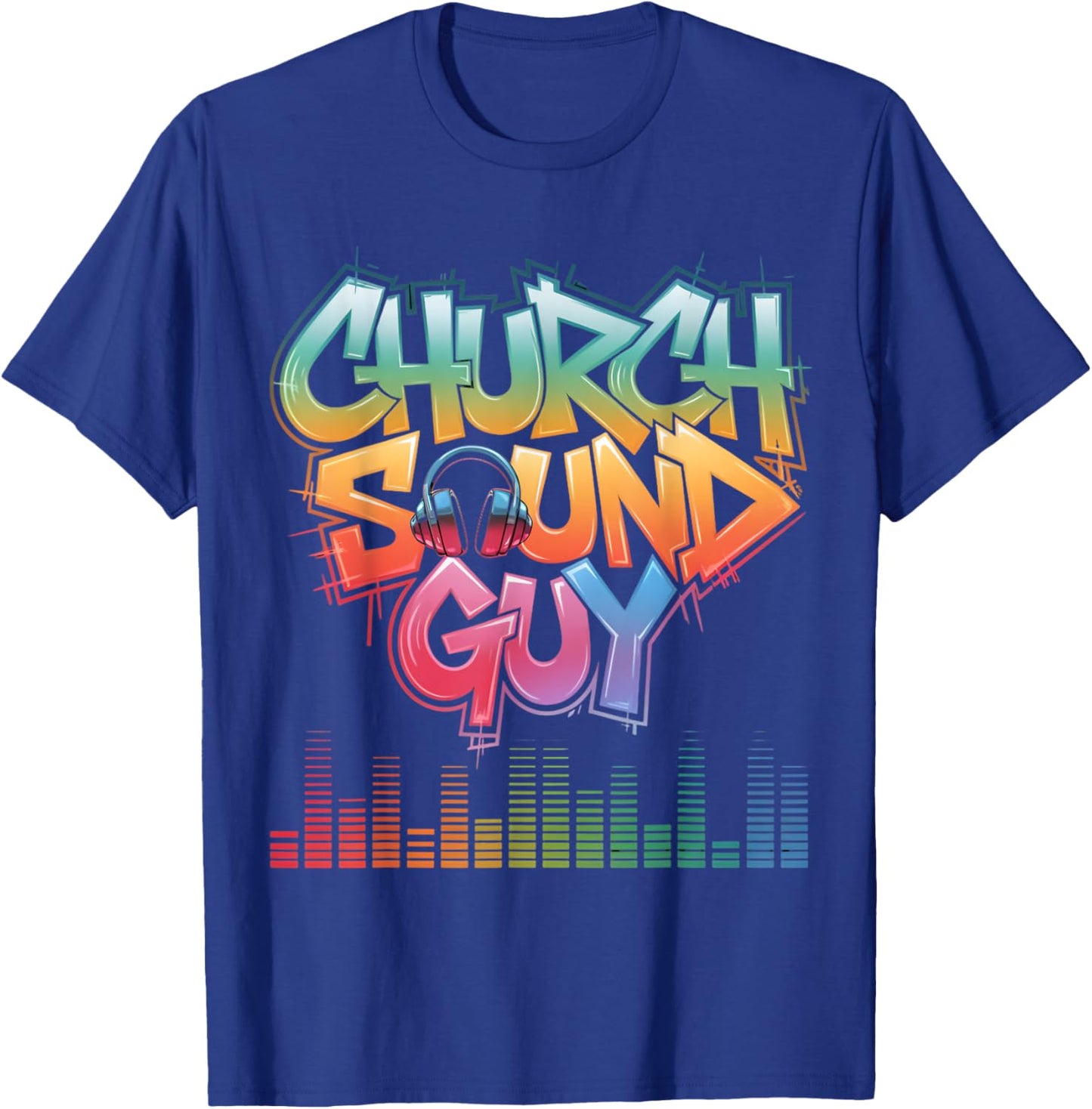 Church Sound Guy Recording Technician Church Sound Engineer T-Shirt - T-Shirt | Royal