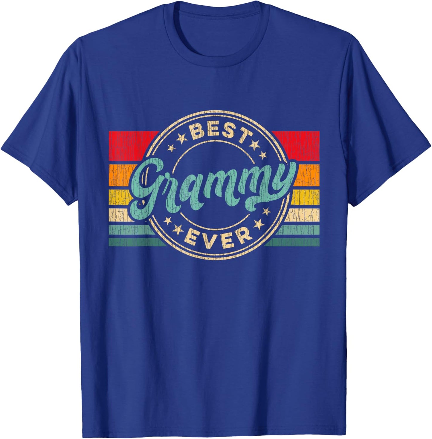 Best Grammy Ever Vintage Retro Mother's Day Gift T-Shirt - T-Shirt | Royal