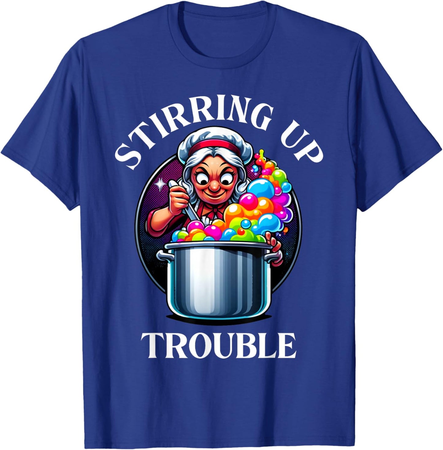 Funny Lunch Lady School Aide Appreciation Graphic T-Shirt - T-Shirt | Royal