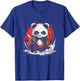 Japanese Art Panda Ninja Anime Style Japan Samurai Panda T-Shirt - T-Shirt | Royal