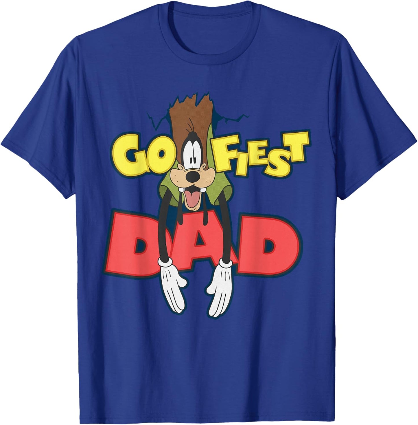 Disney A Goofy Movie Goofy Goofiest Dad Logo Father's Day T-Shirt - T-Shirt | Royal