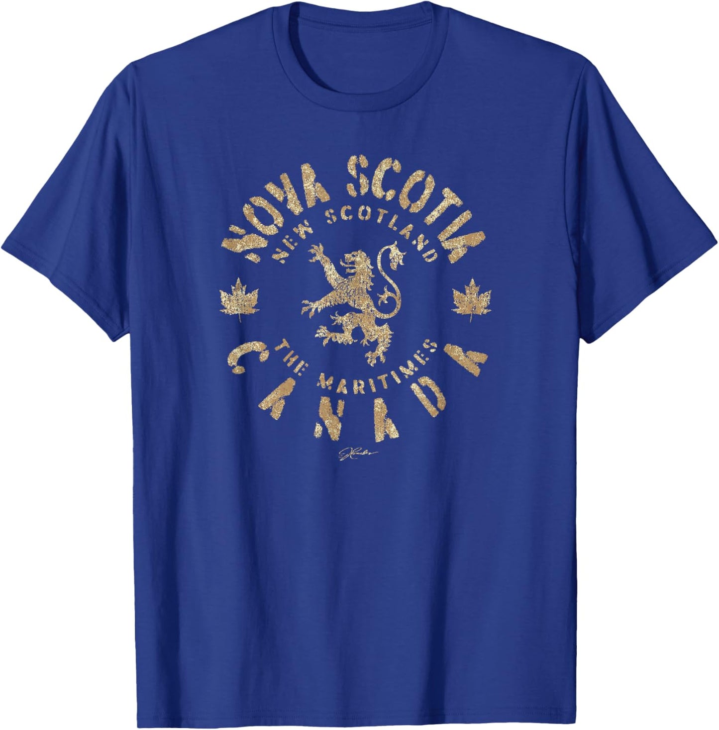 JCombs: Nova Scotia, Canada T-Shirt - T-Shirt | Royal