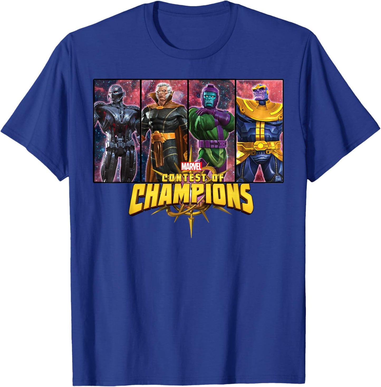 Marvel Contest of Champions Villain Panels Graphic T-Shirt - T-Shirt | Royal