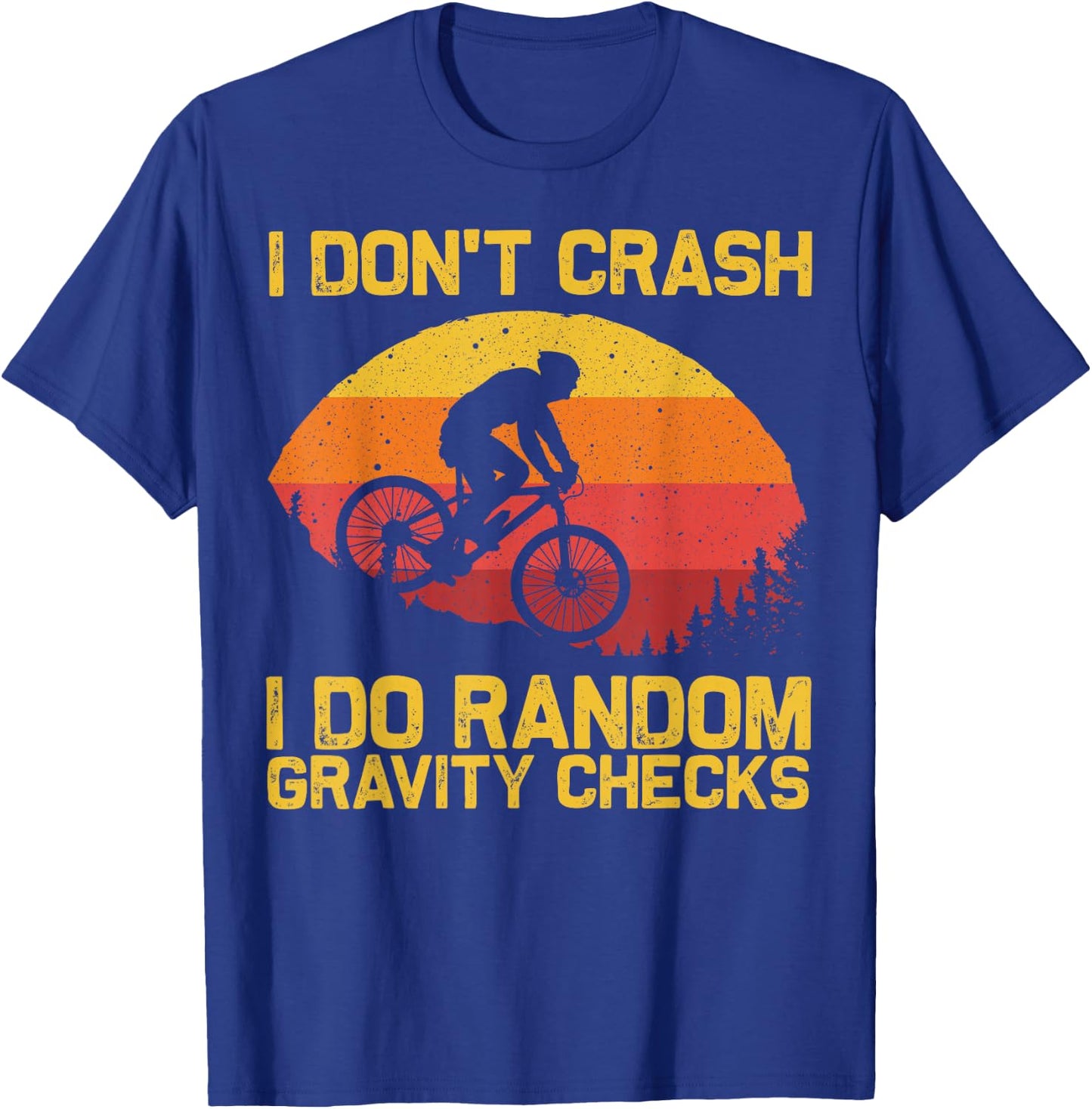 Cool Mountain Biking Women Biker MTB Bicycle Bike T-Shirt - T-Shirt | Royal