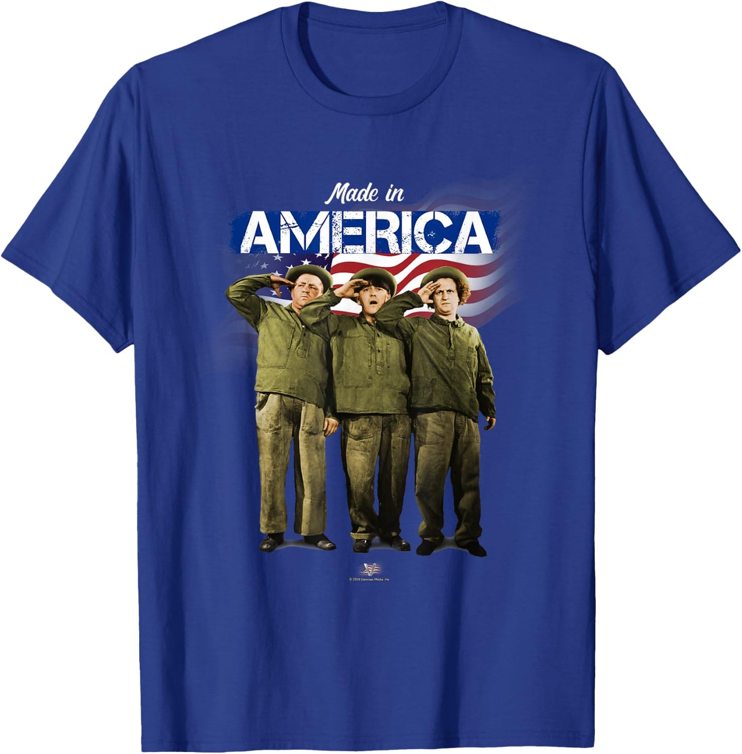 VTV- The Three Stooges: Made in America T-Shirt - T-Shirt | Royal