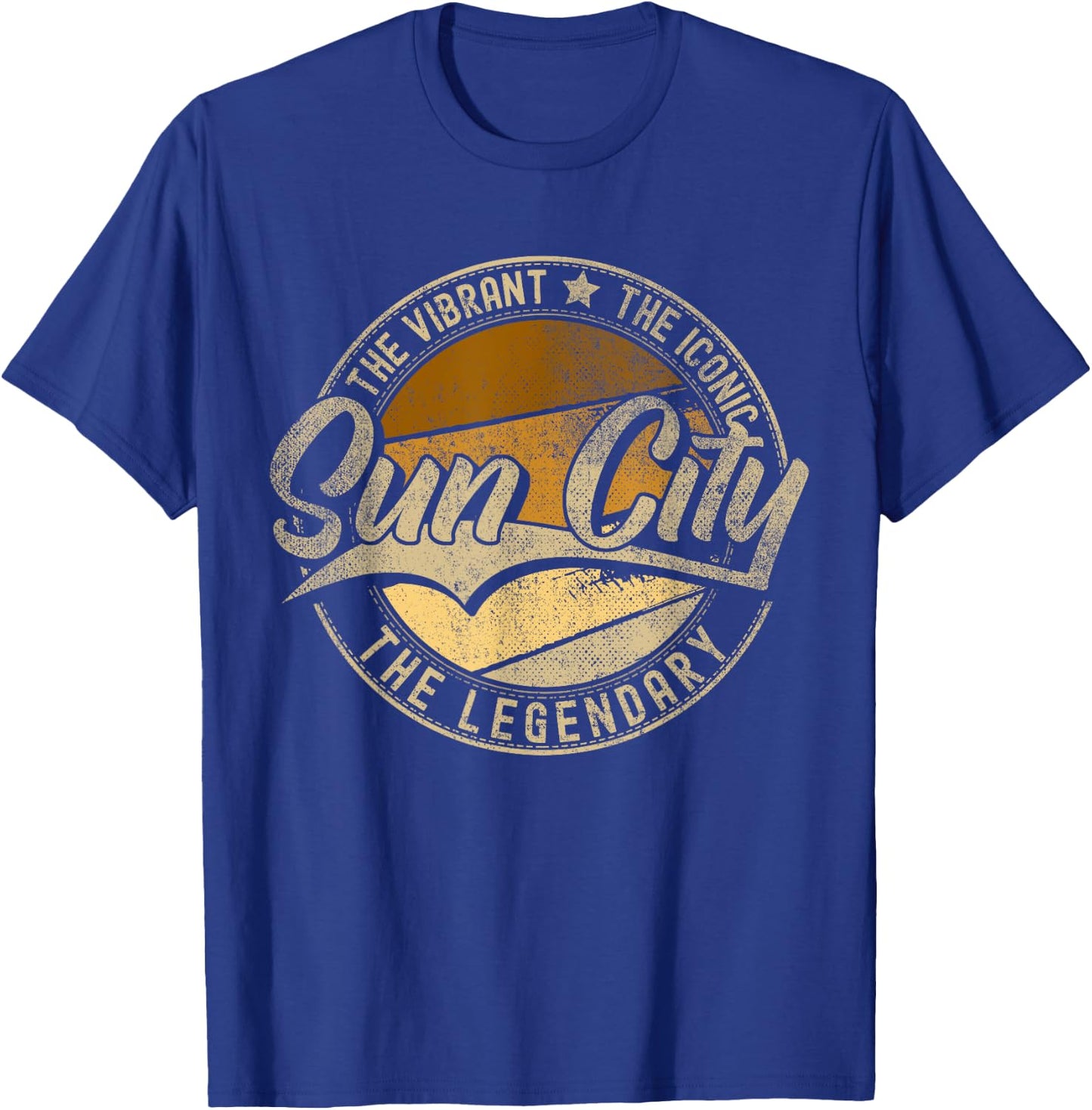 Sun City West AZ | Arizona | Vintage Distressed T-Shirt - T-Shirt | Royal