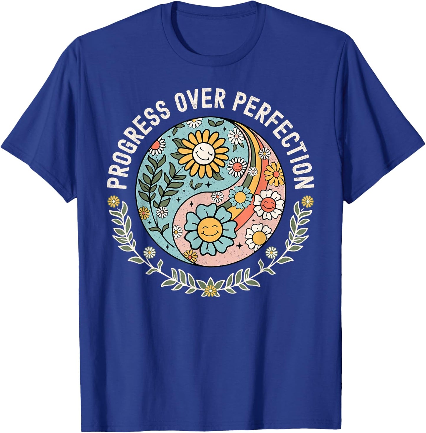 Progress Over Perfection Shirt Special Ed Teacher Team SPED T-Shirt - T-Shirt | Royal