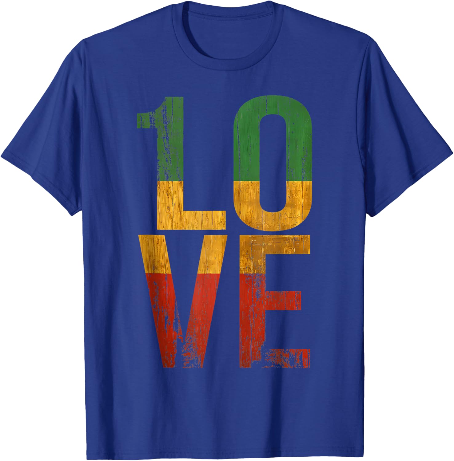 Roots Rock Reggae 1 Love T-Shirt - T-Shirt | Royal