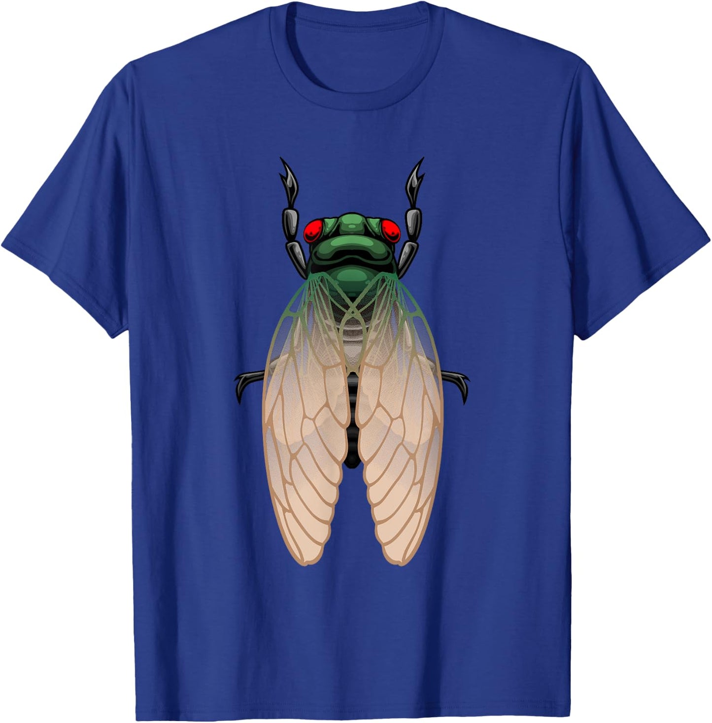 Cicada Art Women Kids Insect Entomologist Cicada T-Shirt - T-Shirt | Royal