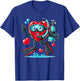 Funny Scuba Diving Heart Valentine Scuba Diving T-Shirt - T-Shirt | Royal