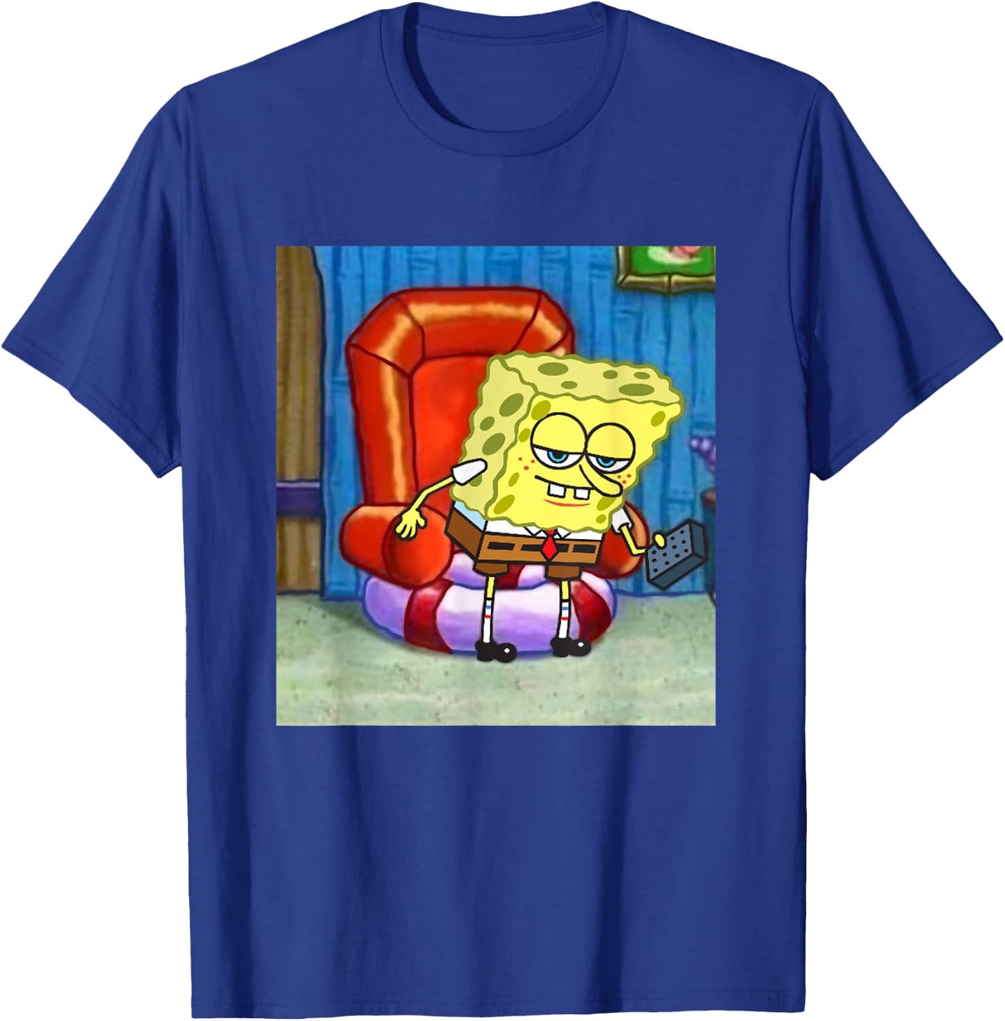 SpongeBob SquarePants Ight Imma Head Out Meme Frame T-Shirt - T-Shirt | Royal