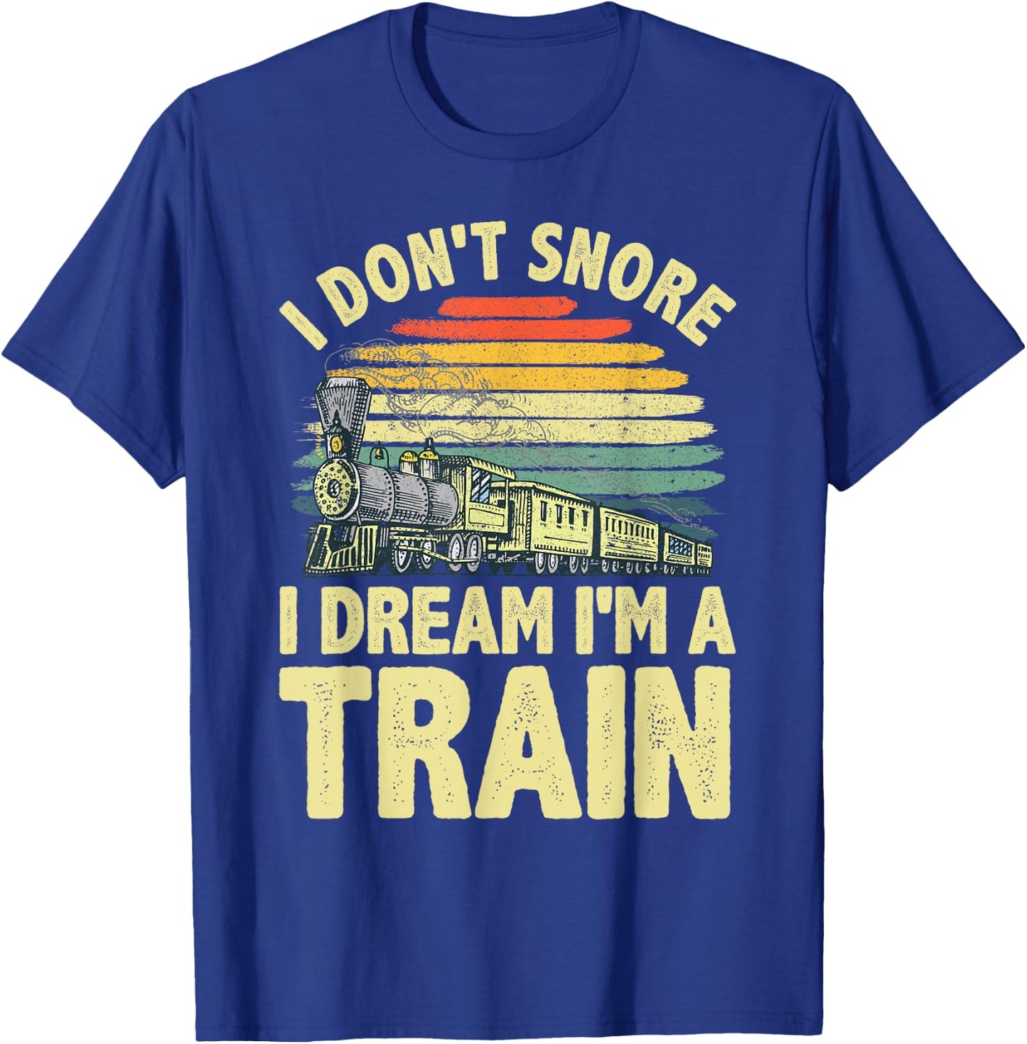 Best Train Boys Steam Locomotive Train Collector T-Shirt - T-Shirt | Royal