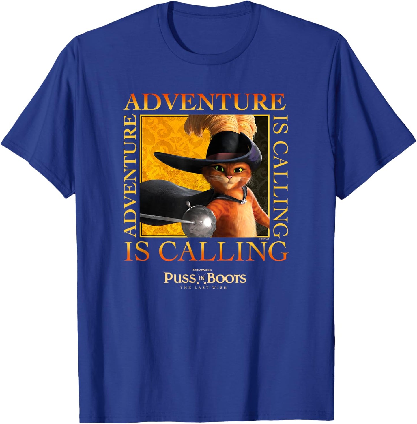 DreamWorks Puss In Boots: The Last Wish Adventure Is Calling T-Shirt - T-Shirt | Royal
