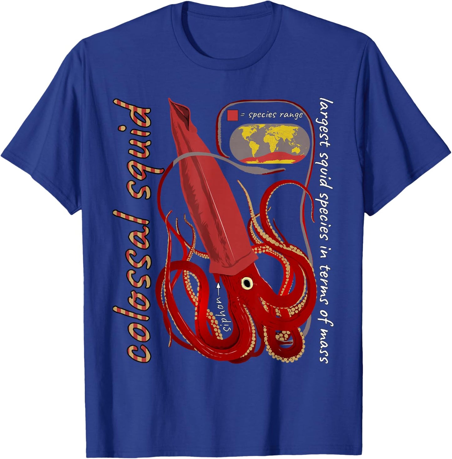 ETCreations Colossal Squid , Small, Black T-Shirt - T-Shirt | Royal