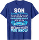 Happy Birthday to My Son in Heaven Lost Son Memorial T-Shirt - T-Shirt | Royal