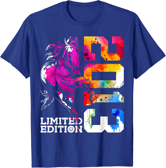 Limited Edition 2013 Riding Horse 13th Birthday T-Shirt - T-Shirt | Royal