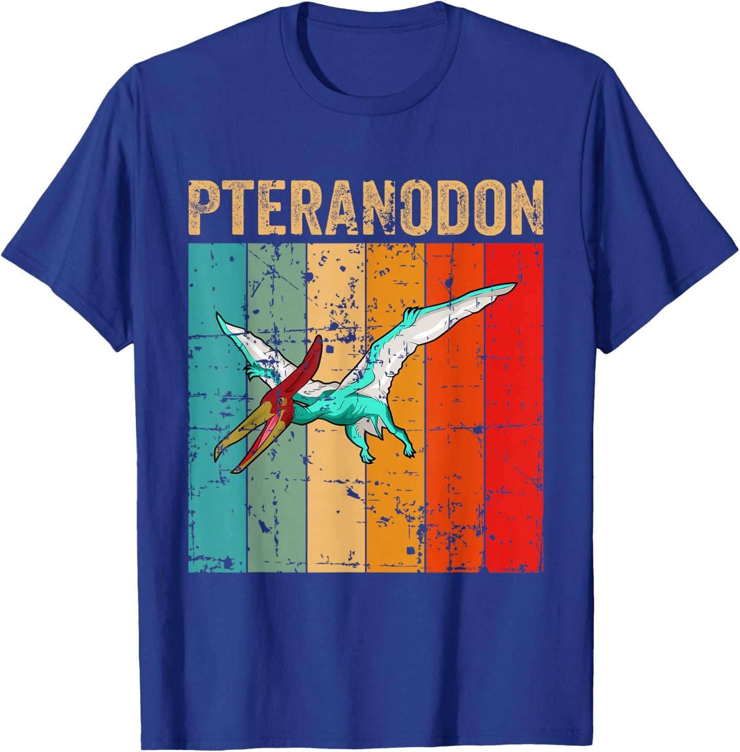 Dino Pteranodon Dinosaur T-Shirt - T-Shirt | Royal