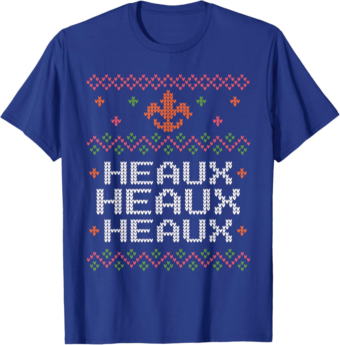 Ugly Cajun Christmas Xmas New Orleans Southern Louisiana T-Shirt - T-Shirt | Royal