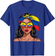 Ecuadorian Souvenirs Products Woman Flag Uniform Ecuador T-Shirt - T-Shirt | Royal