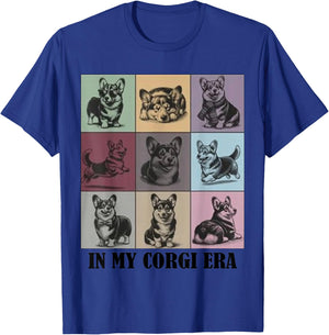 Funny Corgi Mom Quote in My Corgi Era Cool Dog Lovers T-Shirt - T-Shirt | Royal