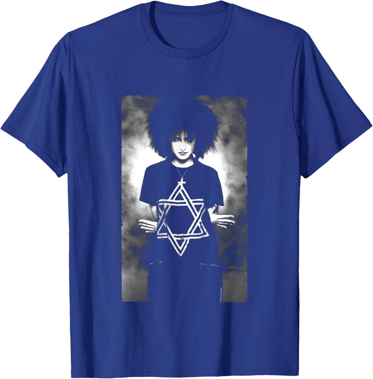 Singer Siouxsie Sioux B&W Studio Photo By Simon Fowler T-Shirt - T-Shirt | Royal