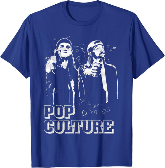 Jay & Silent Bob Remix Pop Culture Fiction Graff Classic T-Shirt - T-Shirt | Royal