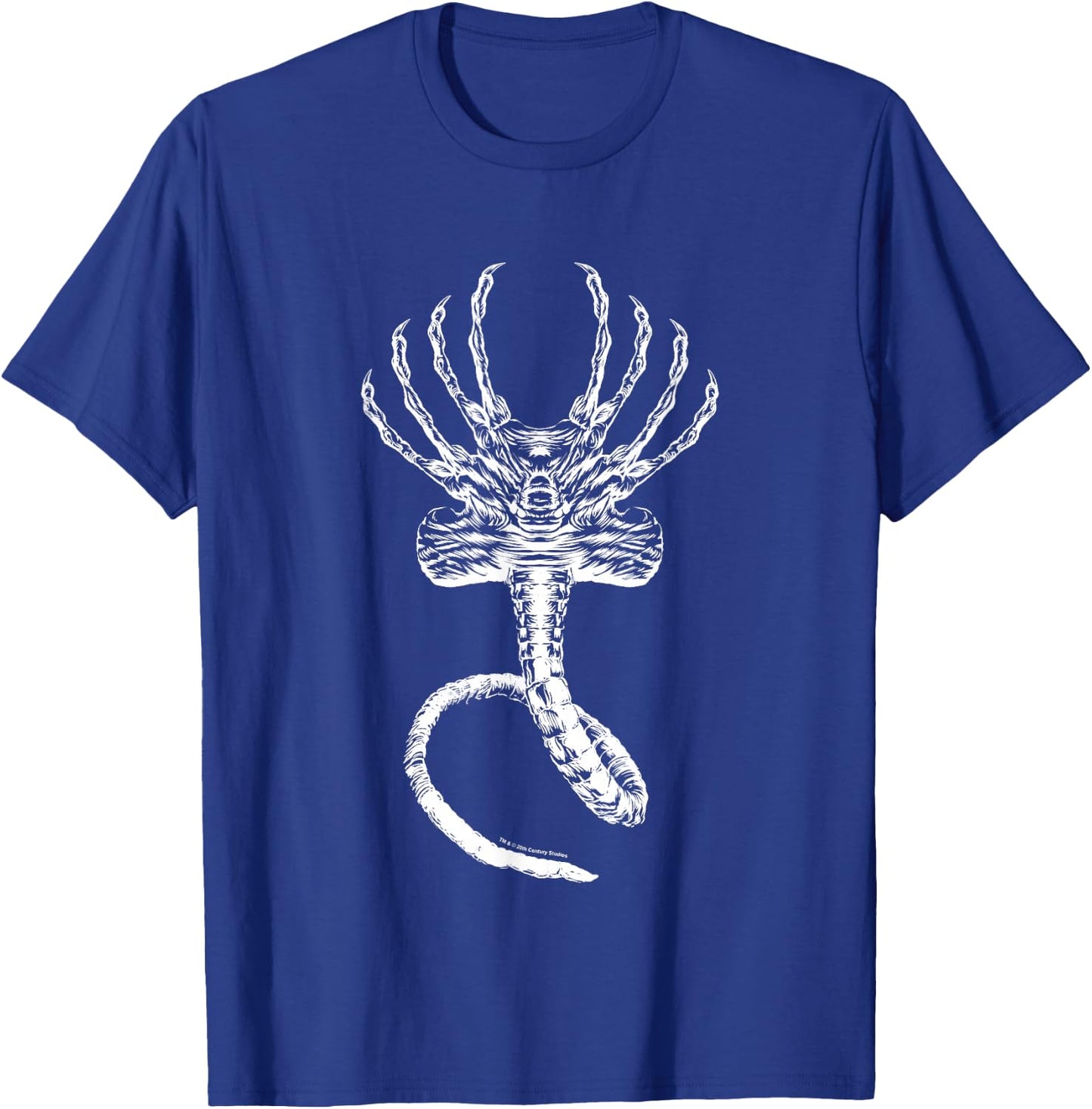 Aliens Iconic Dangerous Face Hugger Ready To Attack Poster T-Shirt - T-Shirt | Royal