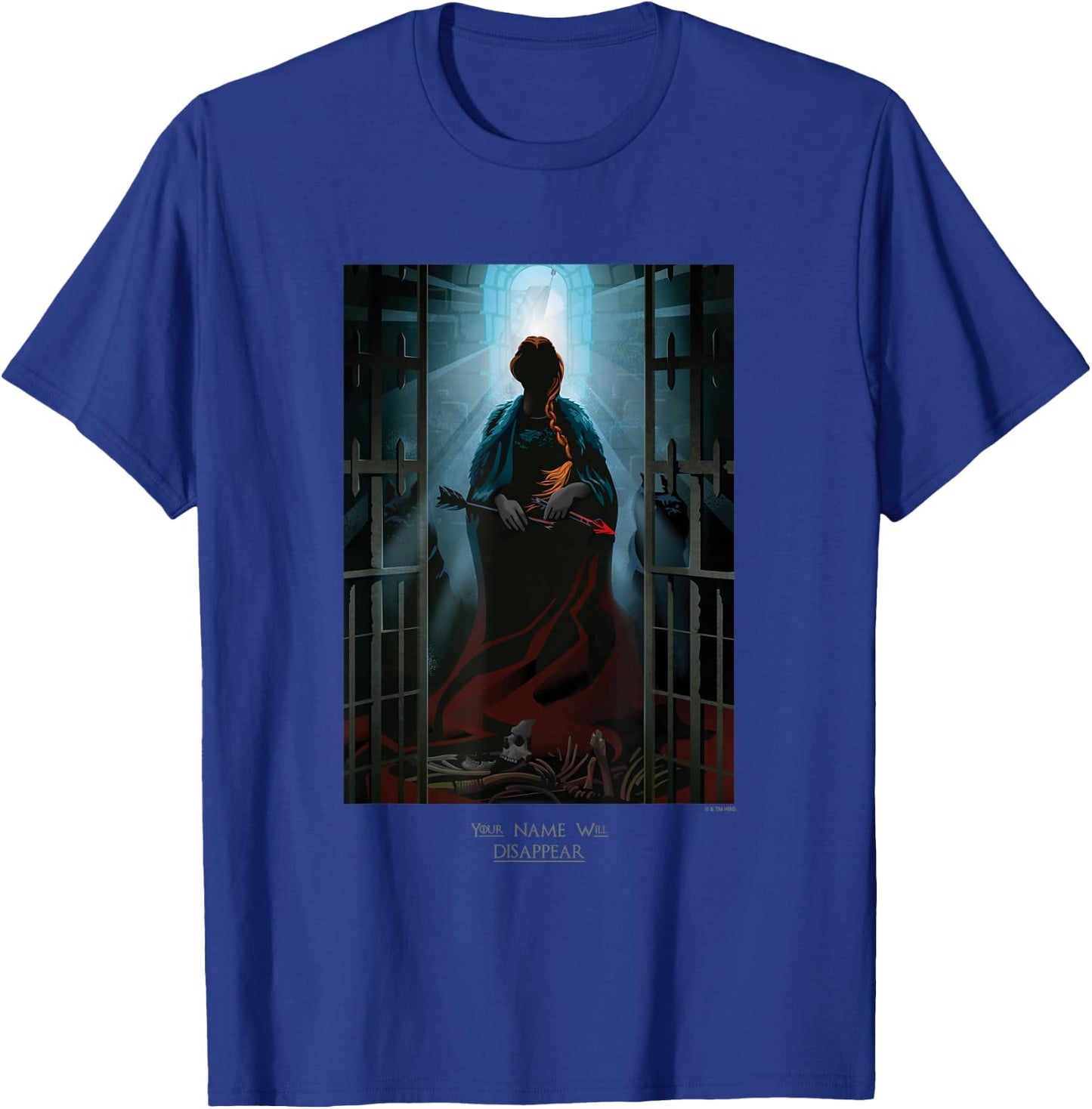 Game Of Thrones Sansa Stark Your Name Wil Disappear Poster T-Shirt - T-Shirt | Royal
