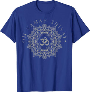Om Namah Shivaya Meditation Mantra Spiritual Chakra T-Shirt - T-Shirt | Royal