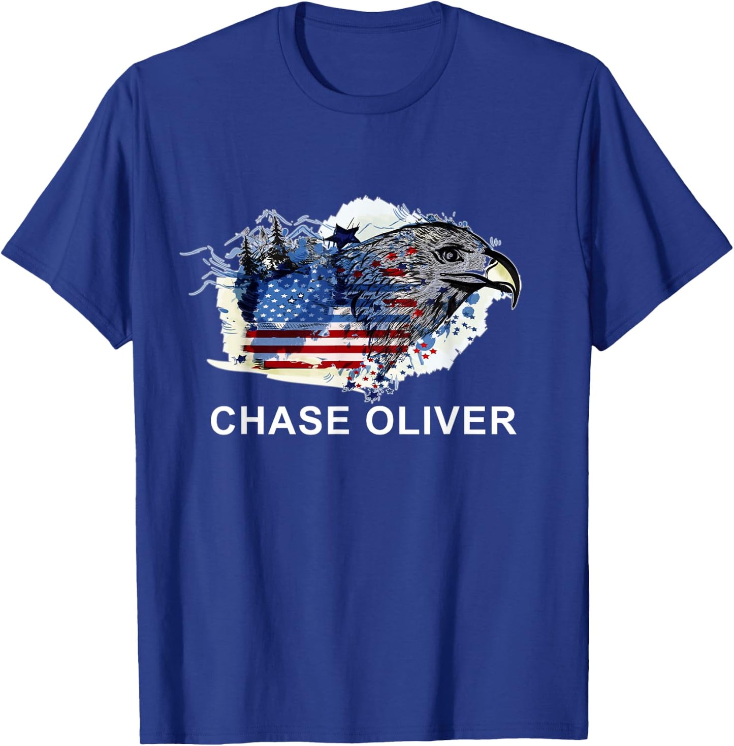 Chase Oliver 2024 Election T-Shirt - T-Shirt | Royal