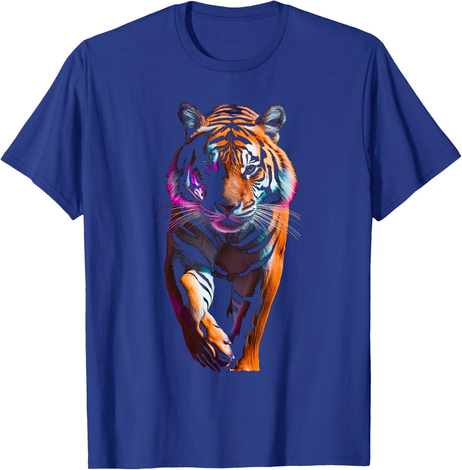 Tiger Animal Graphic Illustration Tiger T-Shirt - T-Shirt | Royal
