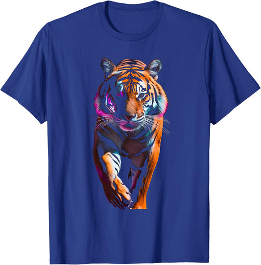 Tiger Animal Graphic Illustration Tiger T-Shirt - T-Shirt | Royal