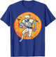 Halloween Skeleton American Football Costume Men Boys Kids T-Shirt - T-Shirt | Royal