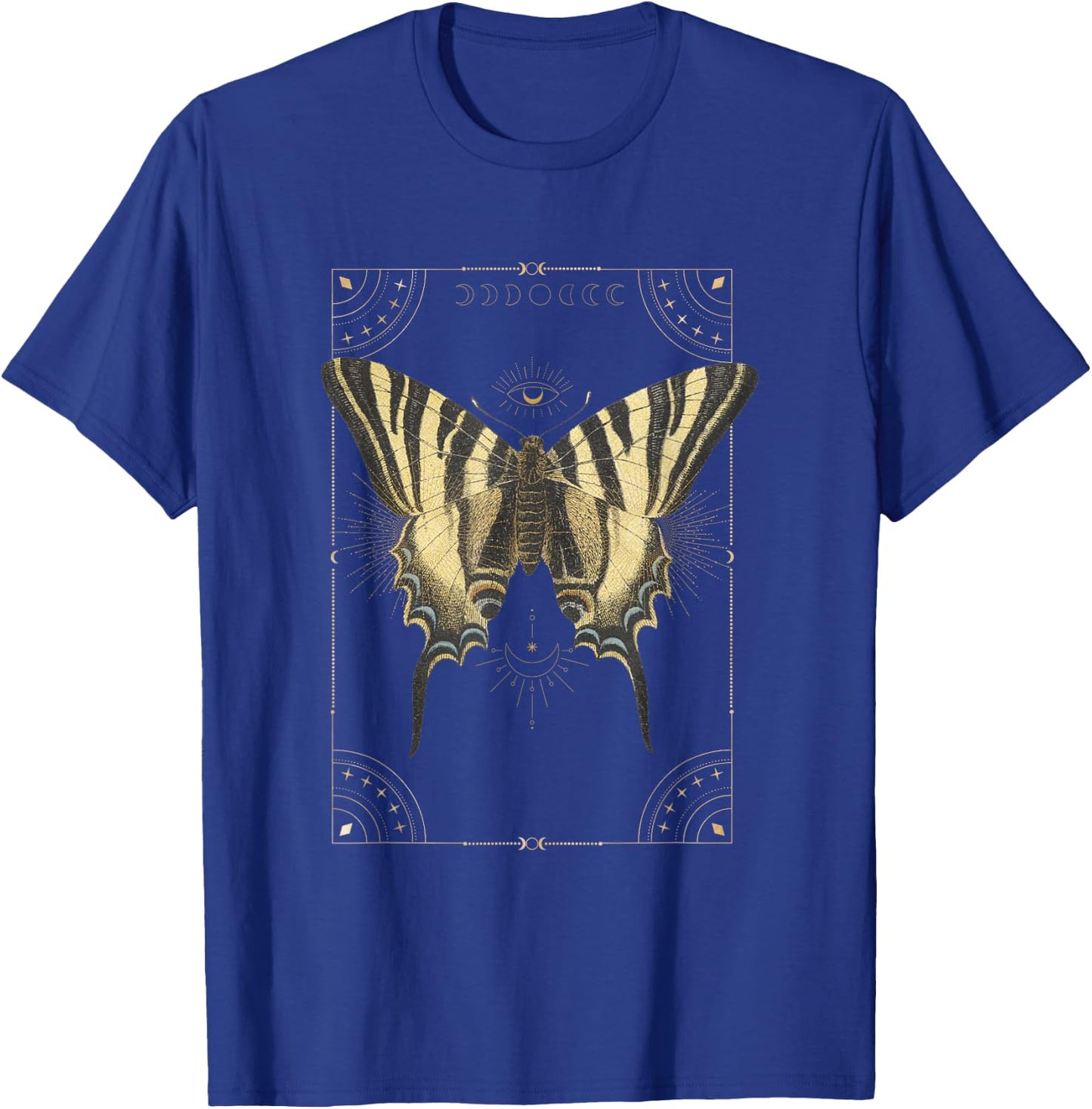 Celestial butterfly moth T-Shirt - T-Shirt | Royal