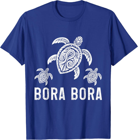 Bora Bora Sea Turtle Tahiti French Polynesia Beach Souvenir T-Shirt - T-Shirt | Royal